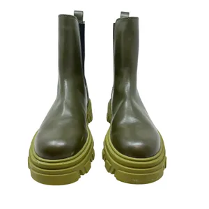 Oak + Fort Chunky Sole Chelsea Boots Military Olive Green‎ Size US 10 thumbnail 4