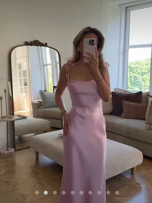 Nwt Zara Satin Effect Midi Dress With Tie Straps Size S thumbnail 7