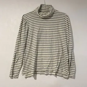 Madewell Striped Turtleneck Long Sleeve Top Size XL thumbnail 2