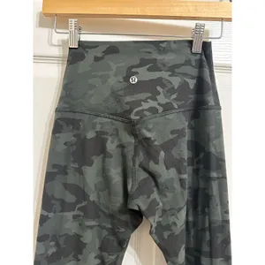 Lululemon Align Pant *Full Length 28" Incognito Camo‎ Multi Gator Green size 4 thumbnail 3