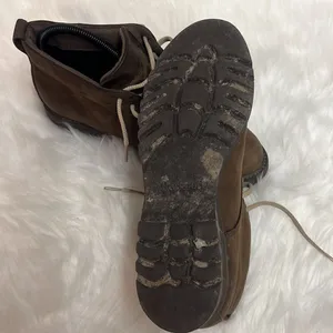Rockport brown suede ankle Hiking Boots Sz 7.5 Fisherman Core D20‎ thumbnail 9