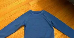 Aerie Offline Waffle Cropped Fitted Long sleeve thumbnail 1