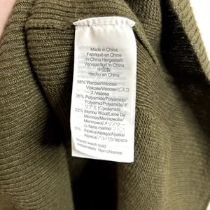 Madewell Kimball Pullover Sweater in Kale Olive Green Womens Size XS thumbnail 5
