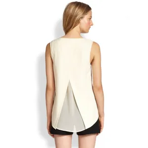 Rag & Bone Shirt Women XS Ivory Almond Harper Split Back‎ Top Streetwear NWOT thumbnail 2