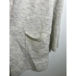 Old Navy Wm Med Open Front Marled Knit Cardigan Sweater Pockets Minimalist Basic thumbnail 3