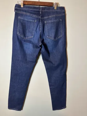 Banana Republic Dark Wash Straight-Leg Jeans — 30x27 thumbnail 2