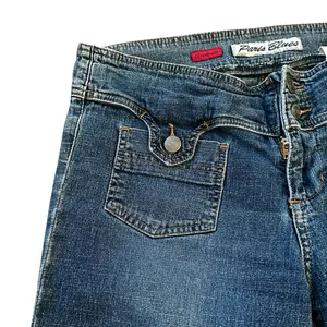 Vintage Y2K Paris Blues Low Rise Flare Jeans Juniors Size 9 thumbnail 4