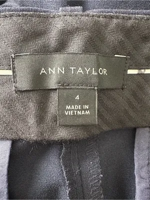 Ann Taylor Navy Straight Leg Dress Pants Women’s Size 4 Stretch Career Office thumbnail 7