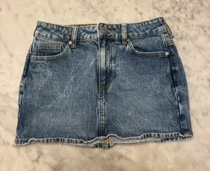 PacSun Bella Stretch Mid Rise Denim Mini Skirt thumbnail 1