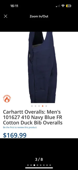Carhartt FR overalls thumbnail 3