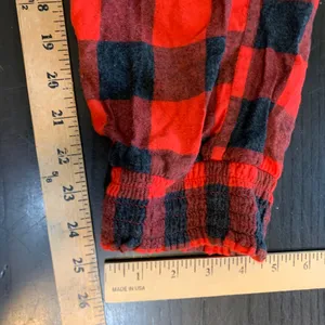 Aerie Red Black Buffalo Plaid Pajama Jogger Pants Womens Medium Cozy thumbnail 10