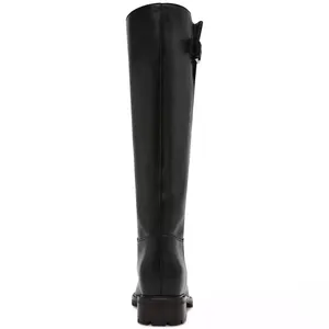 Steve Madden Women's Leary Tall Black Leather Boots- Size 10 thumbnail 2