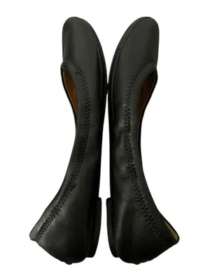 Lucky Brand Erin Black Leather Ballet Flats 7.5 thumbnail 6