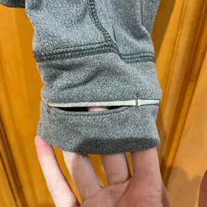 Hollister Neon Orange Gray Sport Sweatshirt thumbnail 2