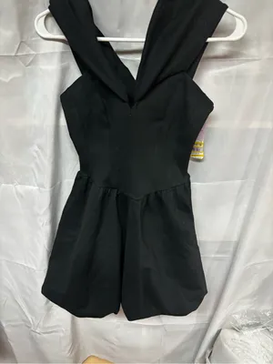 wild fable Black Sleeveless Mini Dress with V-Back thumbnail 2