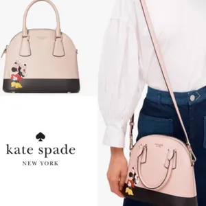 Kate Spade Minnie Mouse Mini Dome Pink Crossbody thumbnail 4