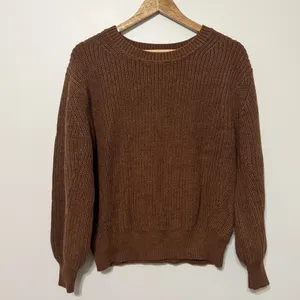 Gap Cotton Knit Sweater Size Small Women’s Brown Neutral Fall thumbnail 2