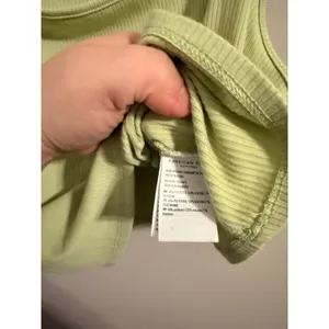 American Eagle Cami Top Womens XXL Sage Green Ribbed Spaghetti Strap Scoop Neck thumbnail 3