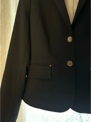 Calvin Klein Two Button Navy Blazer Size 2P thumbnail 2
