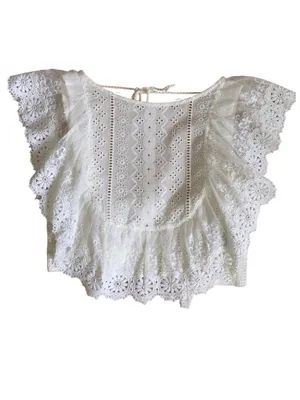 Altar’d State Eyelet and Lace blouse thumbnail 2