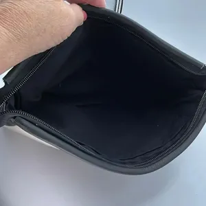 Artisan made faux fur clutch -travel bag. thumbnail 5