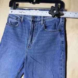 Abercrombie & Fitch Ankle Straight Jeans Womens 28 6L Ultra High Rise Blue Denim thumbnail 5