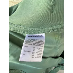 Mandala Women Sage Green Equa-Tek Jogger Scrub Pants Drawstring Size Small thumbnail 5