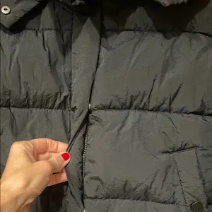 Lucky Brand Black Puffer Jacket with Hood Small thumbnail 5
