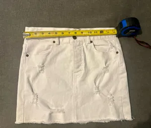 Olivaceous White Jean Skirt thumbnail 5