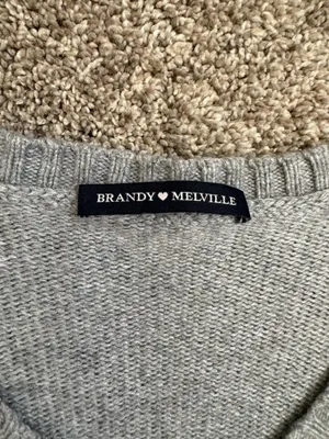 Grey Brandy Melville Sweater thumbnail 3