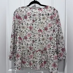 Matilda Jane Good Hart Floral Zilker peplum blouse thumbnail 5