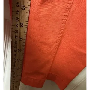 Women's High-Rise Tapered Ankle Tie-Front Pants - A‎ New Day Orange Size 4 thumbnail 7