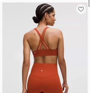 Lululemon Energy Bra Coral thumbnail 2