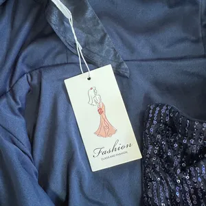 Navy Blue Sparkly Sequins Strapless Short Tie Back Dress Size 8 thumbnail 10