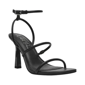 Wild Pair Womens Louudd Sandals Heels 10020354700 Black Smooth 10M thumbnail 7