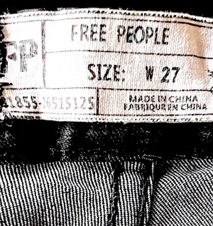 Free People High Rise Busted Skinny Stretch Carbon Jeans, 27 inseam/32 waist thumbnail 10
