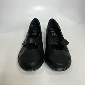 Soft style by hush puppies black leather mary Jane‎ Shoes size 8.5 thumbnail 3