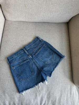Relaxed midi denim shorts thumbnail 2