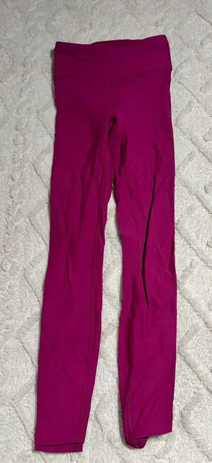 Fleece lined lululemon leggings size 2 thumbnail 1