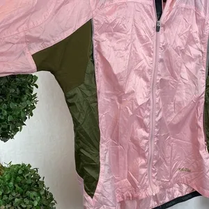 Pearl Izumi Women's Pink Zip Up Light Weight Bicycle Cycle Jacket M thumbnail 4