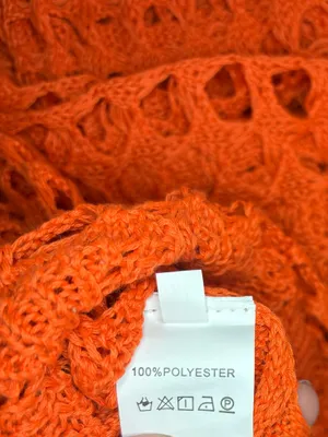 Cover Up Cardigan Orange Size XL thumbnail 5
