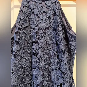 Love Poem Navy Blue Lace Mini Dress size medium thumbnail 4