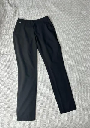 FIGS straight pant with button thumbnail 1