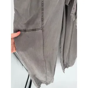 Young Fabulous & Broke Jumpsuit Womens Small Gray Tencel Utility‎ Cargo Gorpcore thumbnail 14