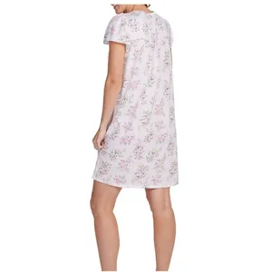 Women's Short-Sleeve Floral Nightgown thumbnail 2