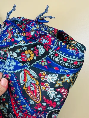 Vera Bradley Petite Paisley Weekender Travel Bag Carry On Laptop Sleeve thumbnail 4