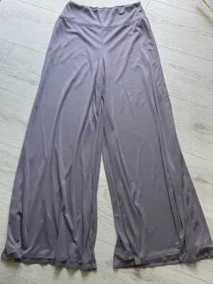 MSK Gray Sheer Palazzo Wide thumbnail 2