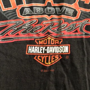2001 Y2K Vintage Harley Davidson sleeveless graphic biker muscle tank tee t-shirt Size XXL thumbnail 4