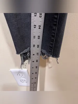 MOTHER The Stunner Zip Fly Ankle Step Fray Stretch Denim Jean Size 26 thumbnail 4