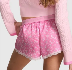 Pink LoveShack Fancy Sleep Shorts thumbnail 1
